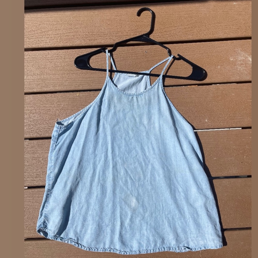 Light blue Jean shirt